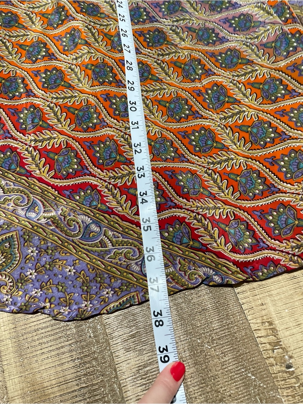 Dolma Bohemian Multicolor Printed Maxi Skirt - Picture 5 of 5